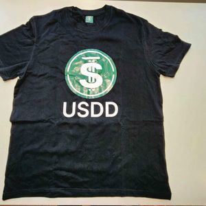 Men's XL Black Novelty Graphic Money Tee Shirt T-shirt Shirt Top New